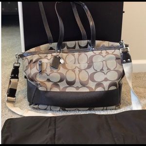 Coach baby bag
